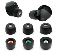 Memory Foam Ear Buds para Sony WF-1000XM5, reemplazo de Sony Ear Piece Consejos de Espuma para WF-1000XM5 Estuche de Carga en Forma (Superficie Mate, 3 Pares, SML)