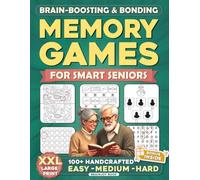 Memory Games for Seniors: Brain Boosting & Bonding Adult Activity Books, Science-Based Large Print Puzzles with Word Search, Crossword and More to Keep Mind Busy, Prevent Dementia