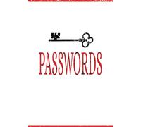Memory Lane: Black & Red Vintage Key Password Journal: Keep Up With Your Logins: For Websites, Emails, Usernames and More