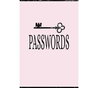 Memory Lane: Vintage Key Pink Password Journal: Keep Up With Your Passwords For Websites, Emails, Usernames: Simple Pink Cover