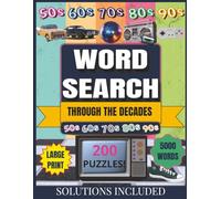 Memory Lane Word Search: Through the Decades: Five Decades of Nostalgia • 1950s to 1990s (The Vibrant Vision Collection: Large Print Word Searches for a Sharp Mind)