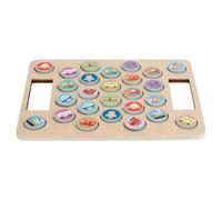Memory Matching Game, Matching Chess Board Plaything, Early Developmental Playset, Colorful Cartoon Pattern for Interactive Learning, Improves Memory Skills, Educational Toy