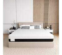 Memory Matratzen Colchón de 180 x 200 cm, 26 cm de alto, colchón de espuma fría H3, colchón de espuma viscoelástica de 7 zonas, funda de tela extraíble (180 x 200 x 26 cm)
