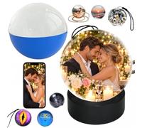 Memory Orb Video Player, 2.76" Crystal Video Orb (Blue Mobile) | Memory Orb Ball, 4GB Digital Frame, Personalized Gift for Christmas, Wedding, Home Décor, Memorial for Pet & Loved Ones