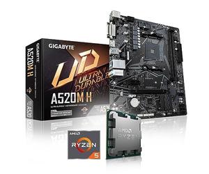 Memory PC Upgrade-Kit Ryzen 5 5500 6X 3.6 GHz, 16 GB DDR4, GIGABYTE A520M H, Completamente montado + actualización de bios + Probado