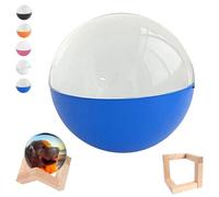 Memory Sphere Lamp, 3D Video Crystal Ball Projector Night Light, Digital Display Personalized USB Rechargeable LED Custom Orb, Photo Video Player for Anniversary Birthday Wedding Gifts (Basic,Blue)