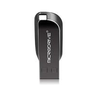 Memory Stick Lindo Pen Drives portáti Flash Drive 128 GB USB 2.0 Negro Creative Technology teléfono del Metal del Disco de U Unidad de Almacenamiento de Datos Flash Pen Disk (Color : Black)
