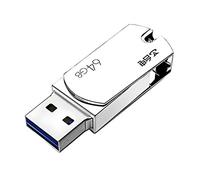 Memory Stick lindo Pen Drives portáti Flash Drive Serie Leishen 64GB 360 grados de la rotación del cuerpo del metal USB3.0 Flash Drive de disco for PC, portátil, ordenador portátil, ordenador, Car Aud