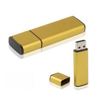 Memory Stick Lindo Pen Drives portáti Flash Drive Serie USB 2.0 Flash Disk Negocio Unidad de Almacenamiento de Datos Flash Pen Disk (Color : Golden)