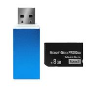 Memory Stick Pro Duo de 8 GB (MARK2) para tarjeta de memoria de cámara PSP y lector todo en uno USB 2.0