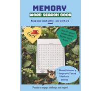 Memory Word Search Puzzle Book: Memory Boosting Word Search Puzzle Book: 50+ Word Search Puzzles with Easy to Read Print about Brain Training, Memory ... Gift for Vacations, Holidays, and Free Time