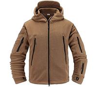 Memoryee Chaqueta para Hombre Militar al Aire Libre de Lana Polar Sudaderas Táctica a Prueba de Viento/Sand/XL