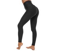 Memoryee Leggings Mujer Push Up Mallas Anticeluliticos Pantalones Deportivos Fitness Suaves Elásticos Cintura Alta Barriga Control Talla Extra Leggins Yoga/Negro-Style8-11/M