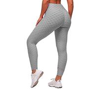 Memoryee Leggings Mujer Push Up Mallas Anticeluliticos Pantalones Deportivos Fitness Suaves Elásticos Cintura Alta Barriga Control Talla Extra Leggins Yoga/Grey/XXL