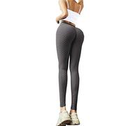 Memoryee Leggings Mujer Push Up Mallas Anticeluliticos Pantalones Deportivos Fitness Suaves Elásticos Cintura Alta Barriga Control Talla Extra Leggins Yoga/Dark Gray-Style7/M