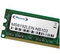 Memorysolution Memory Solution MS8192LEN-NB103 Speichermodul 8 GB 1 x 8 GB (MS8192LEN-NB103) Marca