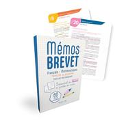 Mémos brevet Français - Mathématiques: L'essentiel du brevet à portée de main - 60 fiches complètes