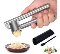 Mempedont - Juego de picador y pelador de ajos de acero inoxidable 304