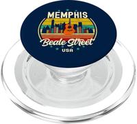 Memphis Beale Street Blues Music - Guitarra Retro PopSockets PopGrip para MagSafe