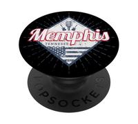 Memphis en Tennessee Estados Unidos Souvenir Vintage USA PopSockets PopGrip Adhesivo