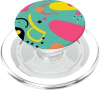 Memphis Formas Abstracto Retro Geométrico Colorido Arte PopSockets PopGrip para MagSafe