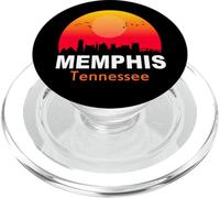 Memphis Tennessee Vintage Sunset Retro City State USA PopSockets PopGrip para MagSafe