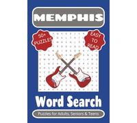 Memphis Word Search Book: Word Searches with Easy-to-Read Print about Memphis, TN, Music, Culture and More |6x9 inches, 110 pages| 50+ Puzzles ... Gift for Vacations, Holidays and Free Times