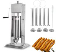 Memykoy Churrera Manual Vertical española de 5 l/7 l, de Acero Inoxidable, Resistente, con 4 boquillas, Ideal para restaurantes, hoteles, comedores y panaderías. 5L