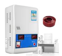 Memykoy Regulador automático de Voltaje 220V 6800W/15000W/20000W Estabilizador de Voltaje ultrabajo para Uso doméstico y pequeños electrodomésticos 6800W