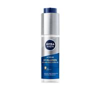 NIVEA MEN Hyaluron Gel Facial Hidratante Antiedad (1 x 50 ml), gel reafirmante que reduce las arrugas, gel para hombre con ácido hialurónico