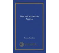 Men and manners in America