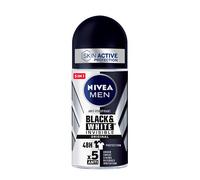 Men Black - White Invisible Desodorante Roll On 50 ml
