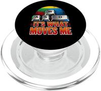 Men Boys Kids Funny PC Gamer Vintage WASD It's What Moves Me PopSockets PopGrip para MagSafe
