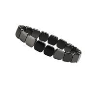Men Bracelet - Modern Square Cut Design Jewelry, Sleek Protection Style Wrist Accessory, Durable Fashion For | Elegant Workplace Wedding Formal Event Social Gatherings Outdoor Travel Casual And Use