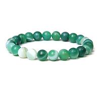 Men Bracelets Natural Energy Tiger Eye Polished 8 mm Lapis Lazuli Beads Bangle Elastic Women