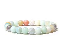 Men Bracelets Natural Energy Tiger Eye Polished 8 mm Lapis Lazuli Beads Bangle Elastic Women