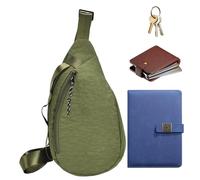 Men Chest Bag, Adjustable Straps Sports Waist Pack, Fashionable Messenger Bag, Travel Phone Holder, Perfect for Hiking, Cycling, Camping, and Outdoor Adventures