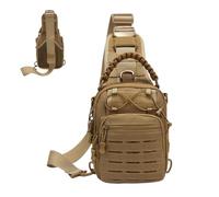 Men Chest Bag, Small Sling Pouch Men, Trendy Lightweight Pack, Sturdy Materials, Storage Pocket for Workout Travel Hiking Walking Cycling, 19 x 11 x 40 cm