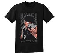 Men Clothing Captain Tsubasa Anime T-Shirt Manga Fashion Short Sleeve Unisex tee Black S Unisex 100% Cotton Short-Sleeve T-Shirts Black XL