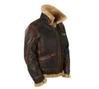 Men Cold Weather Jacket Winter Plus Velvet Thickening Men Fleece Jacket Slim Fit Retro Men Faux Leather Jacket Outdoor Casual Warm Men Long Sleeve Jacket A-Brown1 L
