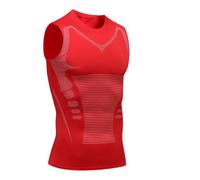 Men Compression Tank Top Sleeveless, Athletic Slim Fit Muscle Shirt Undershirt, Shapewear Vest for Gym Workout Running (#8,XL)