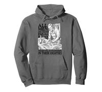 Men Created Equal Woodworking Dad Eighties 80th Birthday Sudadera con Capucha