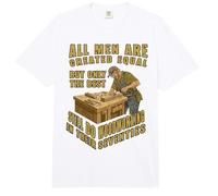 Men Created Equal Woodworking Dad Seventies 70th Birthday Comfort Colors Adult Heavyweight T-Shirt