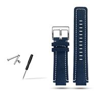 Men de la banda de reloj de lienzo adecuado para Timex Compass T2N720 T2N721 T2N739 Banda de reloj de nylon 24x16 mm