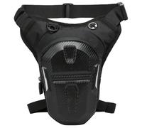 Men Drop Leg Bag, Two Zipper Pockets Hiking Fanny Pack, Adjustable Waist Belt, Motorcycle Thigh Bag, Ideal for Smartphone, Cards, Flashlight, Water Bottle, 14.17x3.15x10.24 Inches