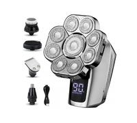 Men Electric Razor Professional 5-in-1 Grooming Set 9 Cutter Head Washable Razor for Men Wet And Dry Shaving Foil