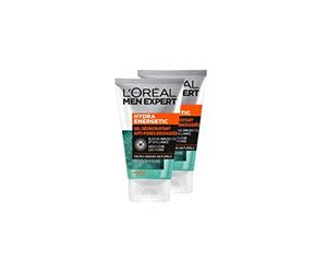 Men Expert Hydra Energetic Gel Désincrustant anti-pores encrassés Visage para hombre 2 x 100 ml