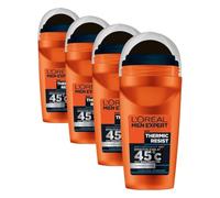MEN EXPERT THERMIC RESIST ANTI-PERSPIRANT DEZODORANT ROLL-ON (Paquete de 4)
