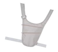 Men Fanny Pack - Billetera impermeable para cinturón, bolsa de hombro telefónica | Sopa de organizadores de carreras múltiples, accesorio de almacenamiento de viaje ligero, bufanda segura para, gris