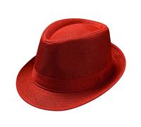 Men Fedora Trilby Straw Hat Womens Mens British Classic Panama Jazz Hats Summer UV Protection Sun Visor Hat Men Short Brim Outdoor Beach Sun Cowboy Hats Cap